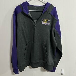 Unofficial Minnesota Vikings Hoodie, Sport-Tek size Large